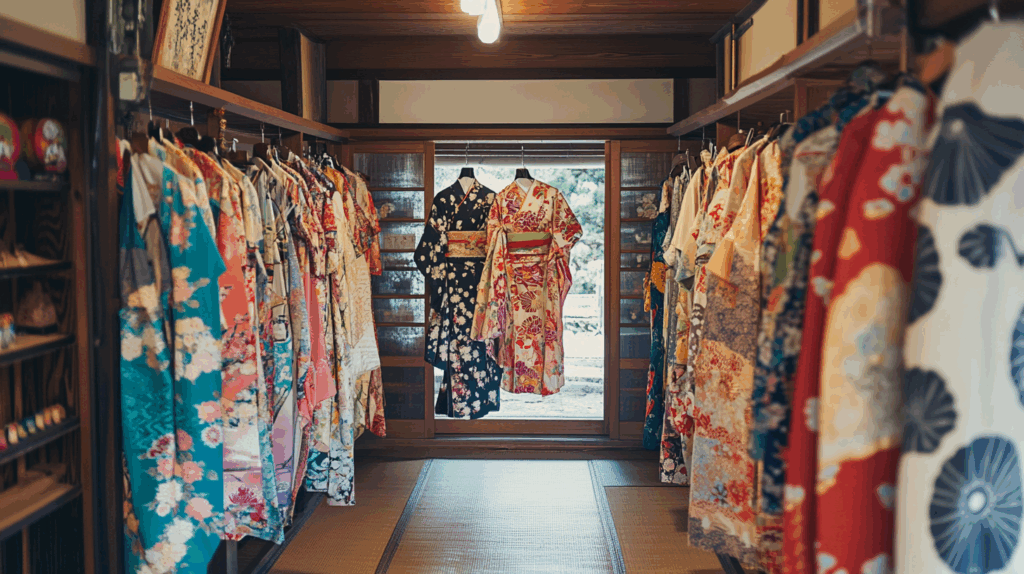 着物買取後の行き先③:中古着物店や呉服店への卸売