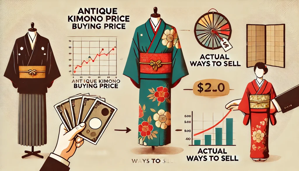 アンティーク着物の買取相場と実際の売り方