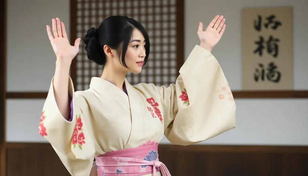 着物で腕を上げるのはNGではない?正しい所作の基本
