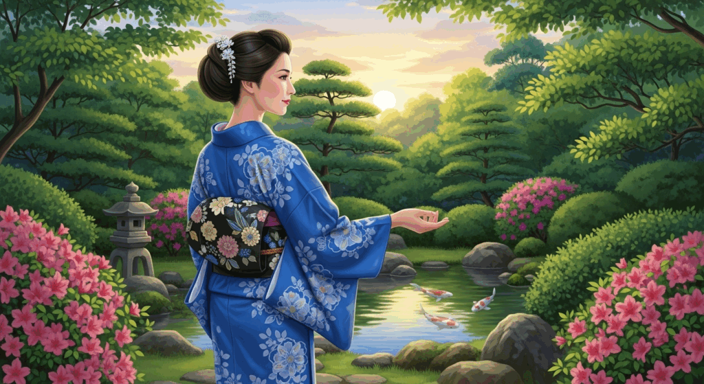 浴衣の右手が入る正しい着方まとめ