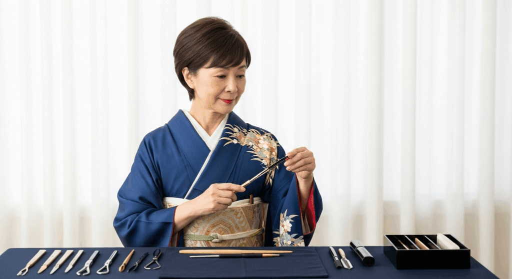 着物に似合う髪型はショートヘア?60代のヘアスタイルの基本