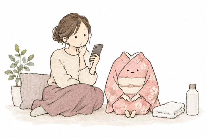 手入れ代をかける前に、今の状態で相談するイラスト